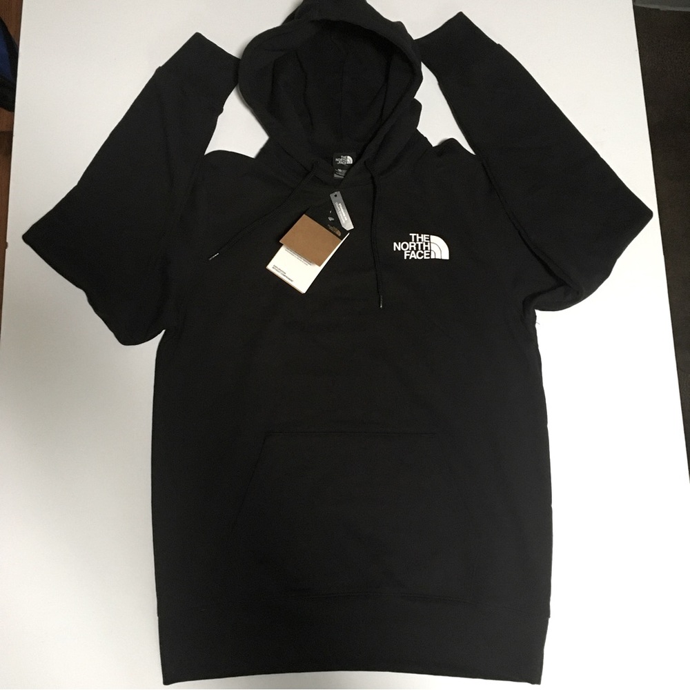 The North Face Pullover Hoodie Hooded Sweatshirt Sweater Mens Sz L Black New NWT - Picture 7 of 7